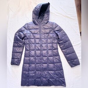 Adventure Women's Quilted Hooded 3/4 Jacket - navy